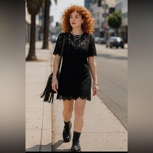 *Wilfred - 🔥Black Lace Shift Dress - be brave and wear just a bodysuit